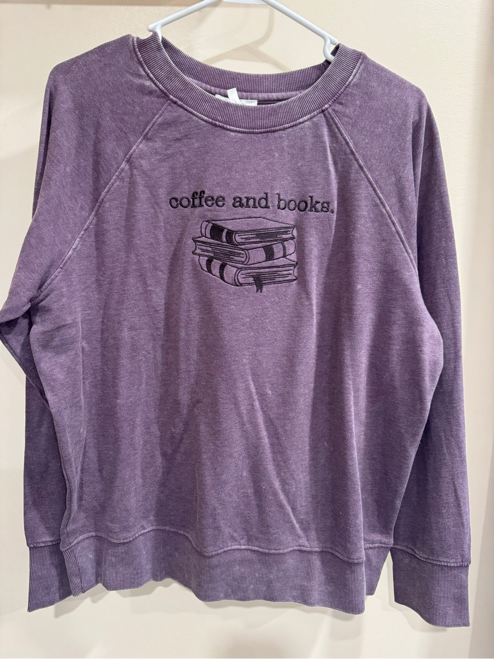 Maurices Lavender Graphic Crewneck Sweatshirt